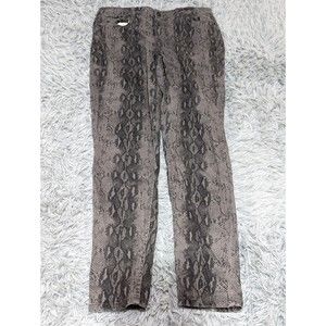 Kensie Jeans‎ Effortless Ankle Womens Size 10/30 10 Mid Rise Snake Skin Print